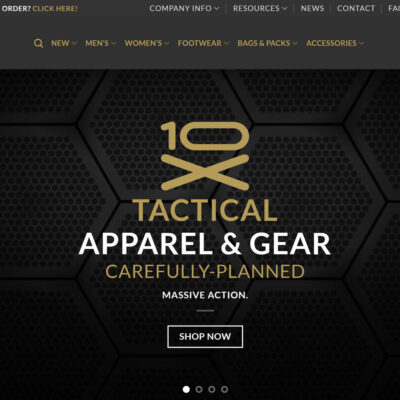 tactical10x brand designed by Digital 333 and website 333